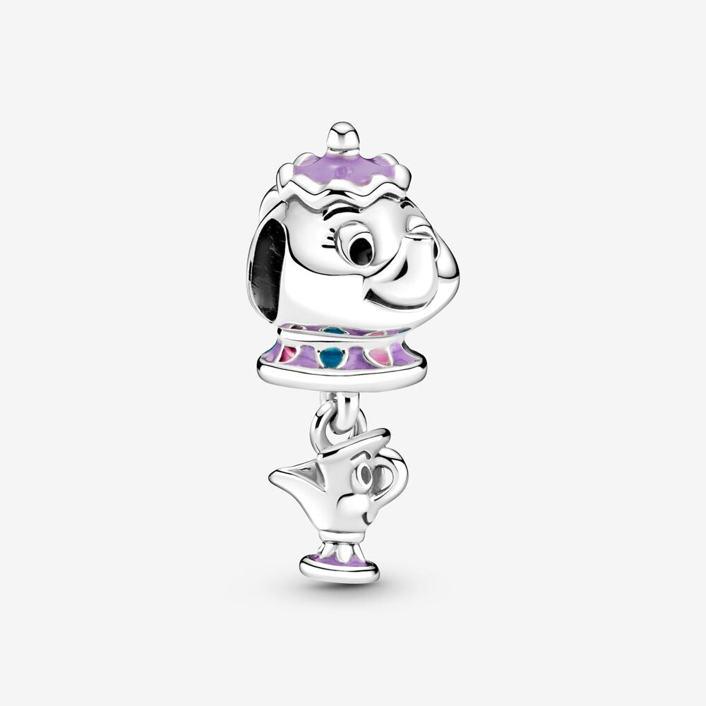 Charm Sra.Potts y Chip de La Bella y La Bestia de Disney