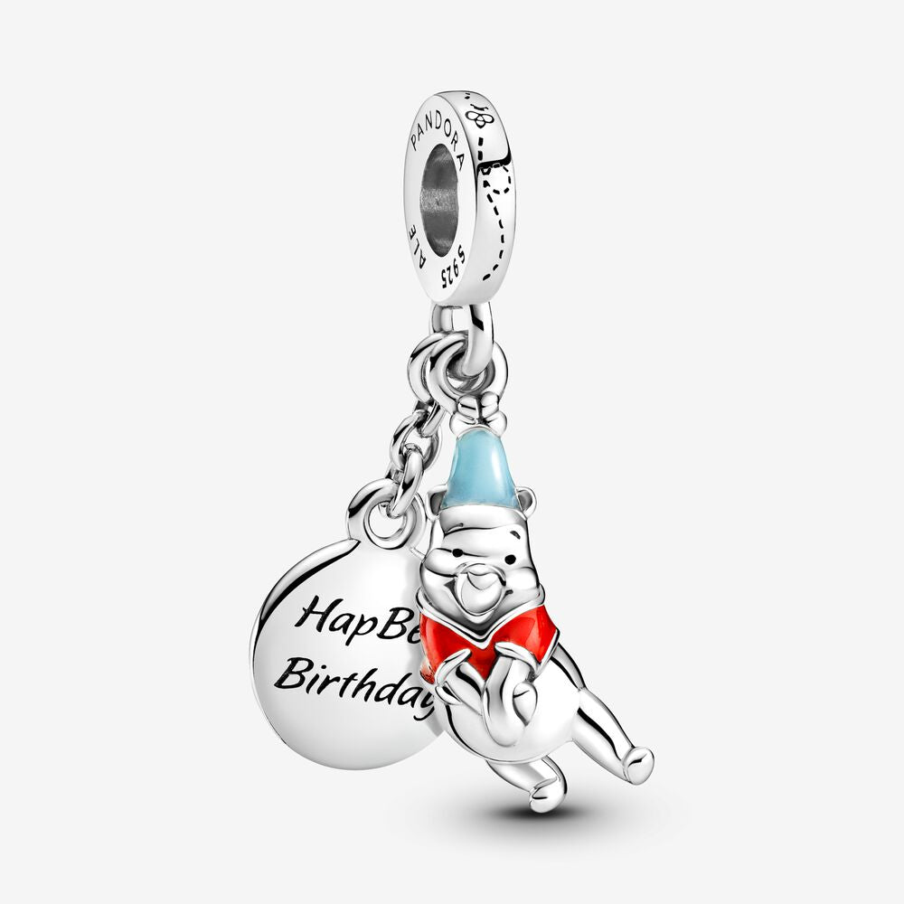 [799385C01] Charm Colgante Cumpleaños de Winnie Pooh de Disney