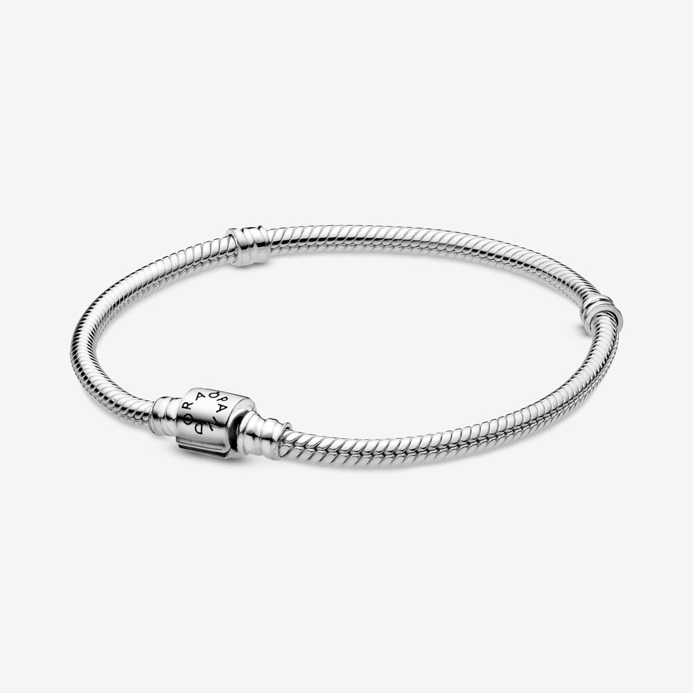 [598816C00_16] Pulsera Cadena de Serpiente con Broche de Barril (16)