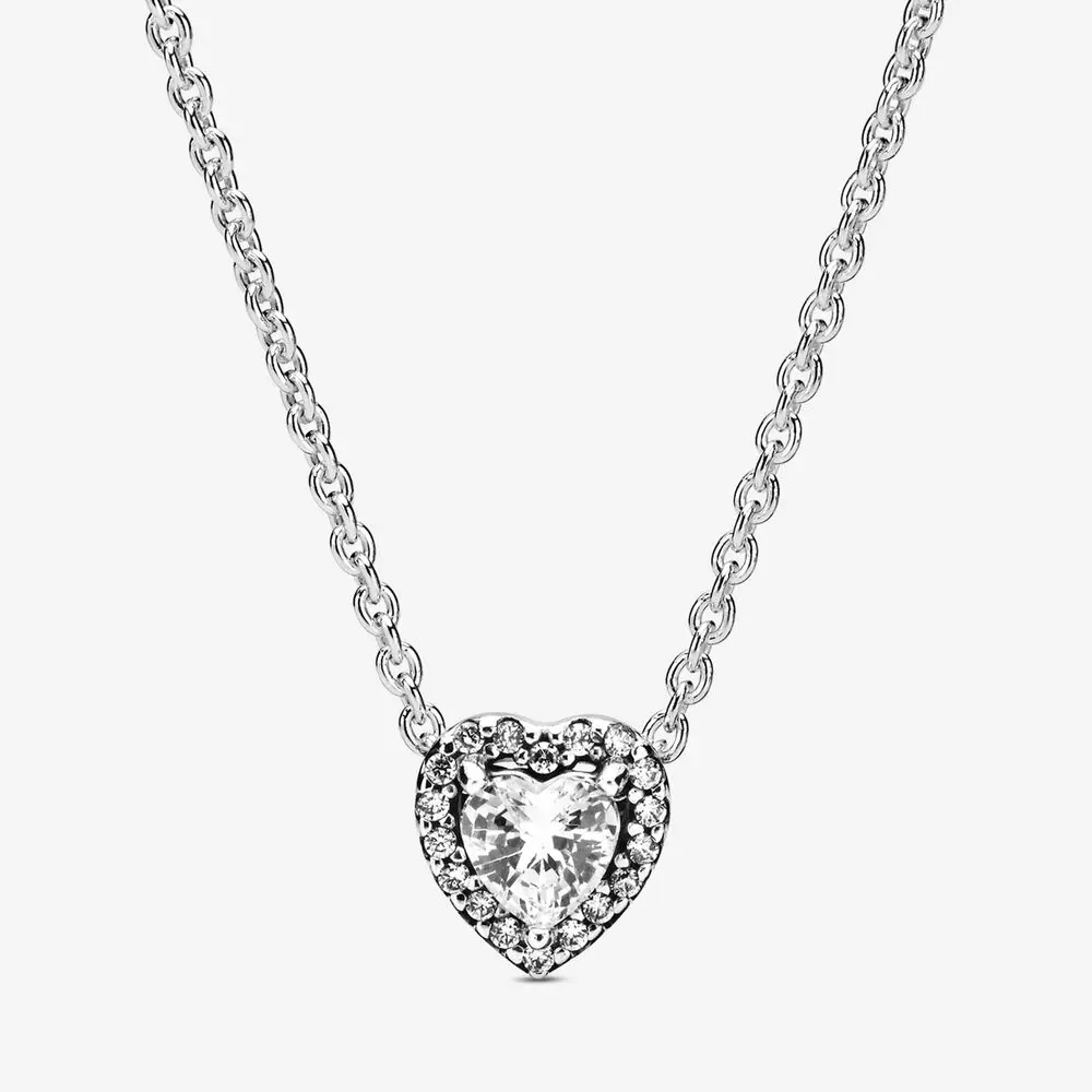 [398425C01] Collar Corazón Brillante