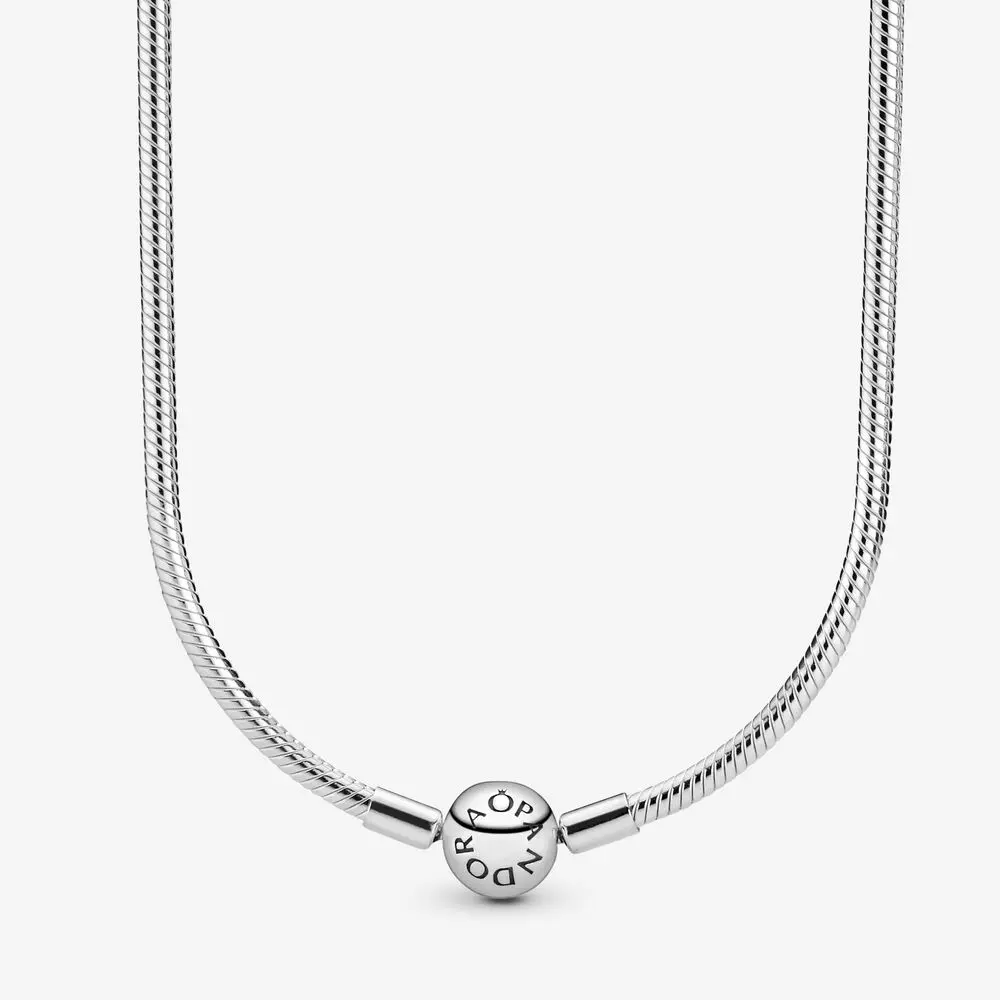 [590742HV] Collar con Broche Redondo 