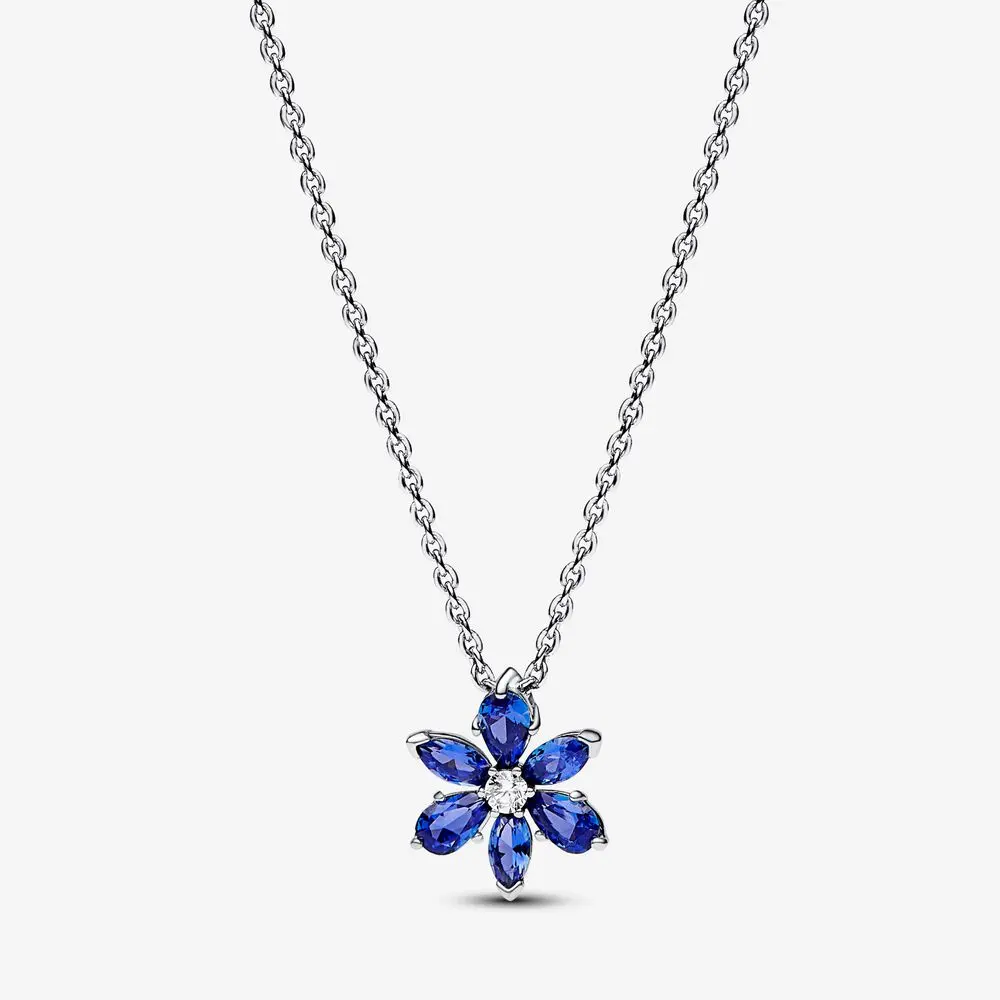 [392387C02] Collar Herbario Azul Brillante