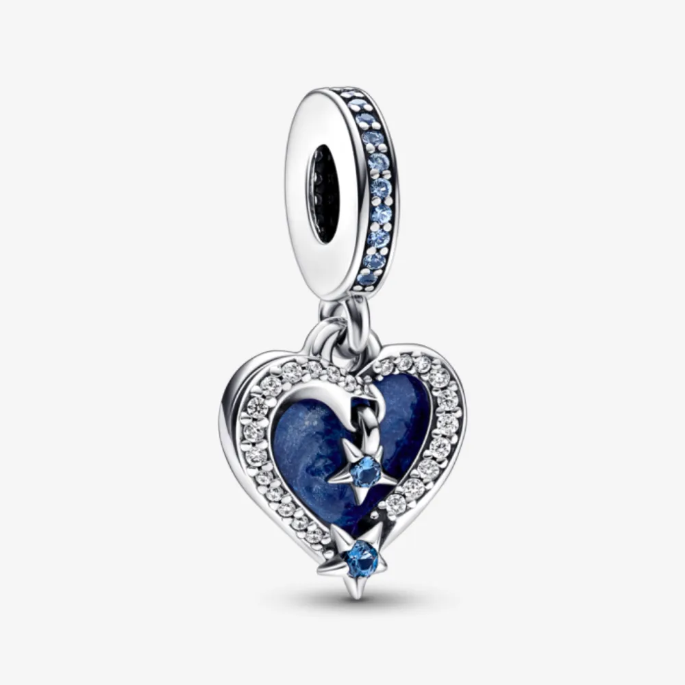[792356C01] Charm Colgante Estrella Fugaz y Corazón