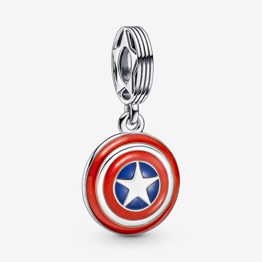 [790780C01] Charm Colgante Escudo Capitán América de Marvel