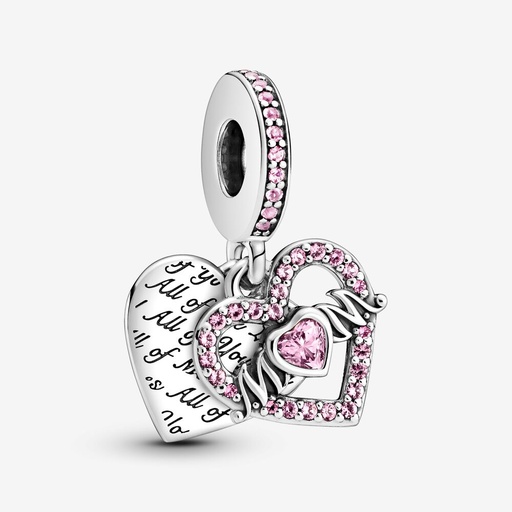 [799402C01] Charm Colgante Corazón y Mamá