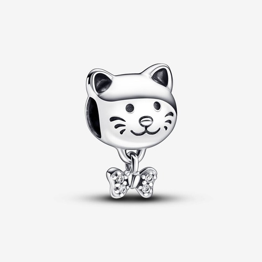 [792255C01] Charm Mascota Gato & Lazo