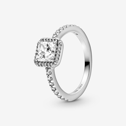 Anillo Cuadrado Brillante