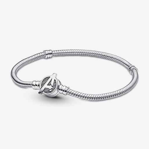 Pulsera Cadena de Serpiente con Broche de Los Vengadores