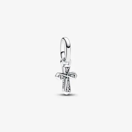 [793044C01] Charm Mini Colgante Cruz Brillante