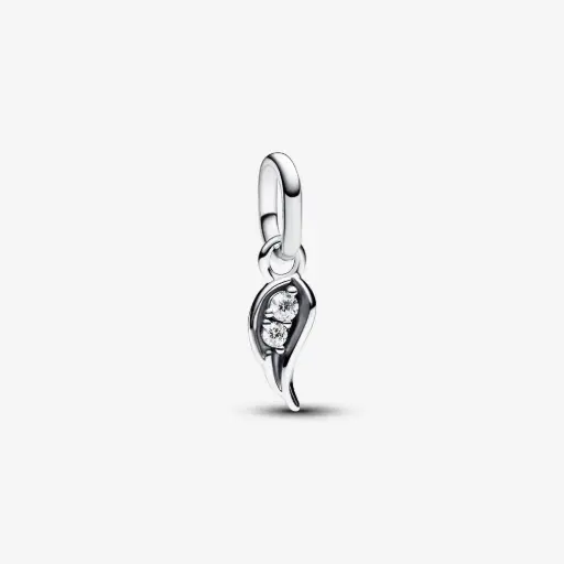 [793041C01] Charm Mini Colgante Ala Ángel Brillante