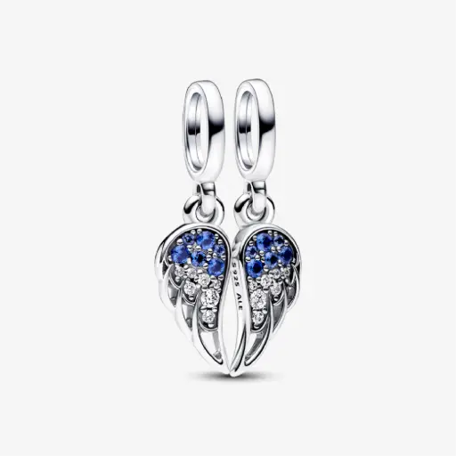 [792821C01] Charm Colgante Alas de Ángel Brillantes